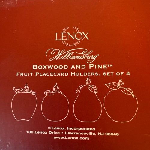 Lenox williamsburg boxwood - williamsburg, and